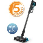 Philips 6000 Serisi Kablosuz Dikey Süpürge, PowerCyclone 11, Aqua Modül ile Kolay Mop, TriActive LED Başlık, 64 Dakika Kullanım, XC6553/01