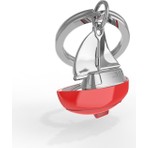 Metalmorphose Yelkenli Tekne Anahtarlık