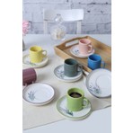 Keramika Elegant Blossoms Nordic Kahve Takımı 12 Parça 6 Kişilik 21788-93