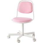 IKEA Örfjäll Çocuk Çalışma Sandalyesi Beyaz Vissle Pembe Ayarlanabilir Çelik ve Plastik Malzeme