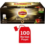 Lipton Earl Grey 100lü Bardak Poşet Çay 2gr Ferahlatıcı Lezzet ve Bitki Çayı Özelliği