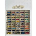 Musnig Oyuncak Araba Rafı 50'li Akça Ağaç Hotwheels ve Matcbox Arabaları İçin Uygun Modern Tasarım