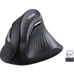 Ugreen 4000 Dpı 6 Tuşlu Ergonomik Kablosuz Dikey Mouse, Siyah, 25444