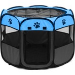 Nunbell Pet Tent Köpek Oyun Alanı 90 x 90 x 60 cm Mavi