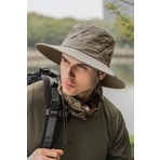 Bej Outdoor Şapka Uv Korumalı Nefes Alan Safari Şapkası