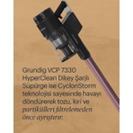 Grundig VCP 7330 HyperClean 450 Watt BLDC Motor Şarjlı Dik Süpürge