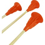 Okçu Baba Vantuzlu Ok 63 cm 3 Adet Çocuk/başlangıç Için Güvenli Ok Turuncu