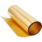 Uzunoğlu Bakır Pirinç Rulo Levha 0.1mm 400X340MM Kalınlık