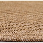 Jüt Tabanlı Hasır Dokuma Örme Bohem Halı Kilim