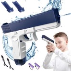 Elektrikli Otomatik Atış Yapan Çift Sarjörlü Glock Su Tabancası