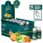 Momordica Detox Mix Shot 10 Adet Yeşil Elma Sirkesi Aromalı Sağlıklı İçecek Tozu