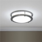 Ekim Aydınlatma Sıva Üstü 24 Watt LED Armatür, Banyo, Balkon, Salon Tavan ve Duvar Armatürü Beyaz