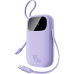 Baseus Enerfıll FC31 20000 Mah 45W Powerbank - Mor Renkli Taşınabilir Şarj Cihazı
