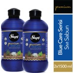 Sleepy Premium Blue Care Serisi 2 x 1500 ml Mavi Renkli Vegan Sıvı Sabun Tüm Ciltler İçin Özel Formül