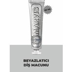 Marvis Whitening Beyazlatıcı Diş Macunu - Güçlü Temizlik ve Plak Önleyici Etki, 85 ml, Nane Aromasıyla