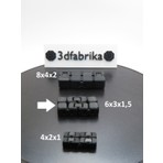 Midi Boy Sonsuz Küp (6X3X1.5) – Sessiz ve Taşınabilir El Oyuncağı, Fidget Küp