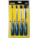 Stanley 0-16-129 İskarpela Seti, Mavi, 4LÜ (6,12,18,25 mm)