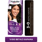 Palette Göz Alıcı Renkler 3-0 Koyu Kahve Pentanol & Besleyici Yağ İçeren Saç Boyası 50 ML