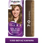 Palette Göz Alıcı Renkler 7-0 Kumral Pentanol & Besleyici Yağ İçeren Saç Boyası 115 ml
