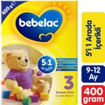 Bebelac 3 Devam Sütü 9-12 Ay 400 Gr