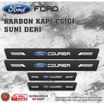 Ototime Courier Uyumlu Deri Karbon Kapı Eşiği Koruyucu Bant 4 Adet