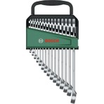 BOSCH Kombine Anahtar Seti 15 Parça Yüksek Dayanımlı Çelik Ölçüleri 6-21 mm Profesyonel Kalite