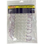 Parmak Lamba Camlı Beyaz 10'lu 24V Br 040 99 31