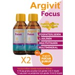 Argivit Focus Avantajlı Aile Paketi 2 x 150 ml Fosfatidilserin L-Arjinin Şurup Türkiye Menşeli