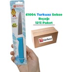 Sürbısa Sürbisa 61004 Sebze Bıçağı Turkuaz 1 Koli (12 Adet)