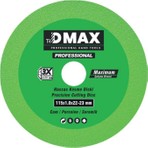 Dmax DMX4676 Hassas Kesme Diski 115 mm x 1.0 mm x 22-23 mm Cam ve Porselen Kesim İçin İdeal
