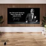 Panoramik Kanvas Makam Panosu Atatürk Sözleri Zafer ve Başarı