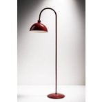 Bordo Lambader Hareketli Başlık Modern Dekoratif Metal Oturma Odası Çalışma Odası Zemin Lambası