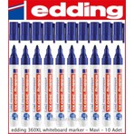 Edding 360 XL Mavi Tahta Kalemi 10'lu Kutu