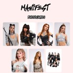 Kpop Dünyası Manıfest  ''ot6 '' Photocards Set 2 6 Adet Karışık Renkli 5.4x8.6 cm Ölçülerle Fanmade Kartlar