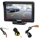 Technozi 4.3 Inch Araç Monitörü Geri Dönüş Kameralı Set Siyah Renk Tüm Araçlarla Uyumlu