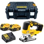 DEWALT DCS334P2 18V 5.0AH Çift Akülü Kömürsüz Dekupaj Testere 1650 W Güç Özellikleri ile Metal ve Ahşap Kesim