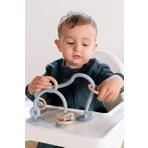 Mavi Silikon Eğitici Mama Sandalyesi Oyuncağı Little Gusto ile Gelişim Destekleyici Eğlenceli Tasarım