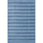 Hali.Net 80x150 cm Mavi Soyut Modern Çizgili Halı | Salon Mutfak Halısı | Hav Vermez Leke Tutmaz | 402-BLUE