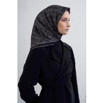 Armine Soyut Desenli Saf Ipek Twill Eşarp 9405D 84