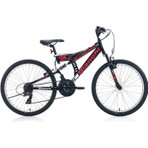Bianchi Junior V 24 Jant 21 Vites Erkek Dağ Bisikleti Siyah Kırmızı Beyaz