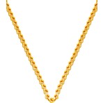 Bilezikci Güverse Altın Zincir (3mm Enli) 55 Cm.