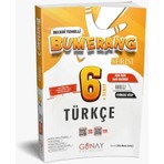 Günay 6. Sınıf Bumerang Türkçe Beceri Temelli  Akıllı Etkinlikli Kitap Soru Bankası