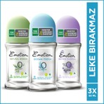 Emotion Kadın Vegan Roll On Tanışma Seti 3x50 Ml (Natura Breeze- Ocean Fresh- Detox Floral )