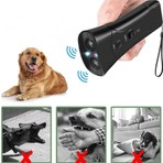 Ultrasonik Köpek Uzaklaştırıcı - LED Işıklı Köpek Eğitici ve Kovucu
