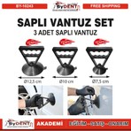 Pdr Boyasız Göçük Düzeltme Saplı Vantuz 3 Lü Set
