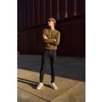 Altınyıldız Classics Erkek Koyu Lacivert Ekstra Slim Fit Dar Kesim Pamuklu Esnek Rııs Jean Kot Pantolon Denim