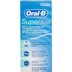 Oral-B Süper Diş İpi - Diş Teli ve Köprü Temizliği İçin Sert Uçlu, Süngerimsi ve Normal İp, 50 Adet
