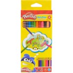 Play-Doh 12 Renk Boya Kalemi Tam Boy Play-Ku001