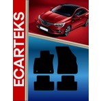 Ecarteks Renault Megane 4 Velur Halı Paspas (Özel Üretim Anti-Slip Kaydırmaz Taban)