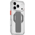 iPhone 17 Pro Uyumlu Kılıf M-Safe Şarj Özellikli Airbag Tasarımlı Standlı Skinarma Haxa Kapak Şeffaf